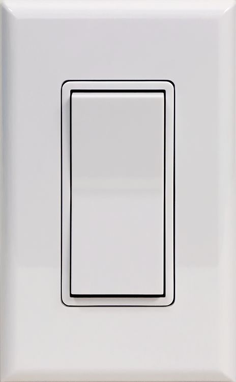 BTT-S1AWH - Single Rocker Light Switch Self-Powered Wireless "BLE 2.4GHz" Bluetooth White